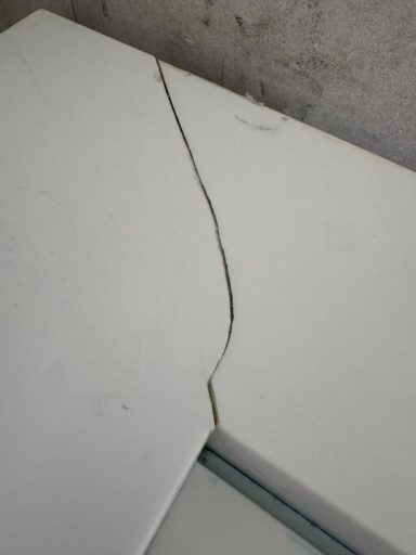 Corian cracked in corner of a bathroom vanity top. Job in harrogate area leeds.
