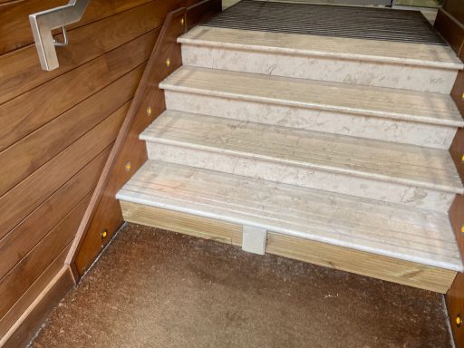 re filled and poished marble hotel steps in leeds